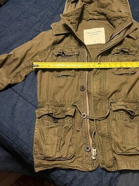 military Olive Green Abercrombie and Fitch jacket.